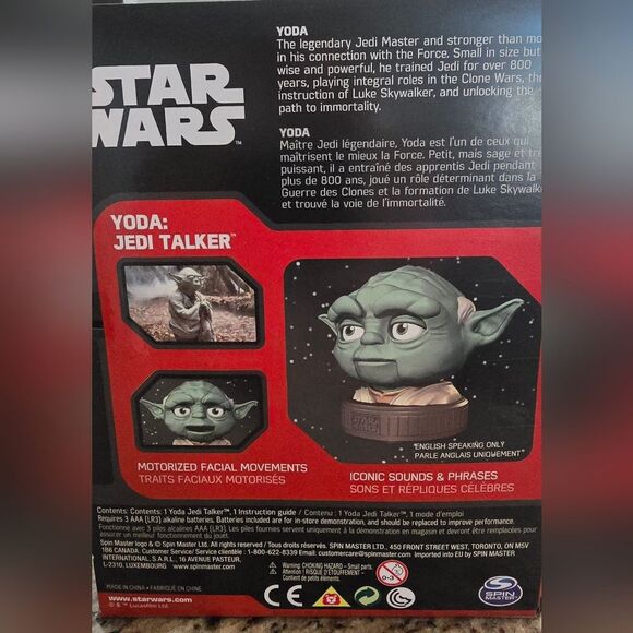 Star Wars spin master Yoda  Real talking Jedi with facial movements. - Picture 4 of 5